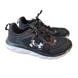 Under Armour Black and White Sneakers